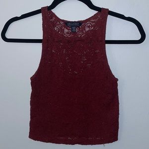 Lace American Eagle Soft & Sexy Halter Crop Top. Size XS.